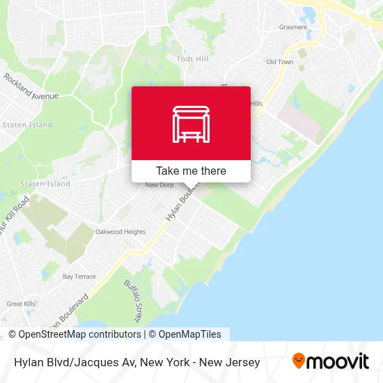 Hylan Blvd/Jacques Av map