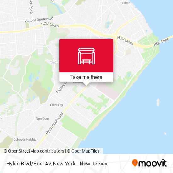 Hylan Blvd/Buel Av map