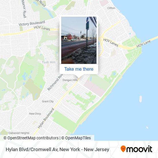 Hylan Blvd/Cromwell Av map