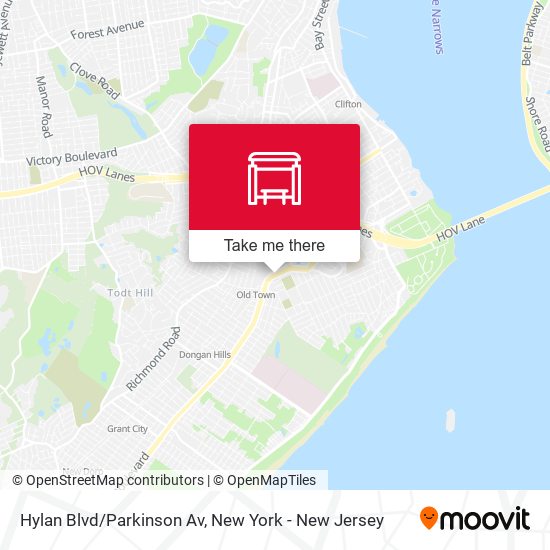 Mapa de Hylan Blvd/Parkinson Av