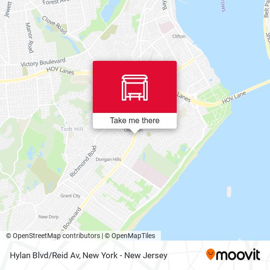 Mapa de Hylan Blvd/Reid Av