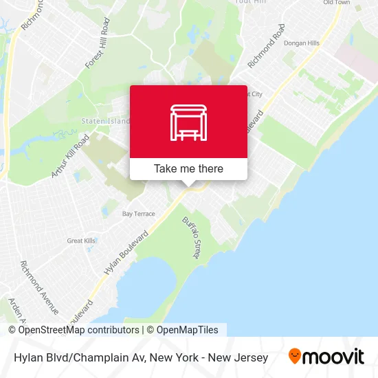 Hylan Blvd/Champlain Av map