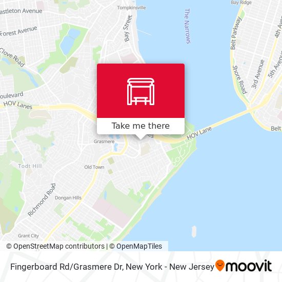 Fingerboard Rd/Grasmere Dr map