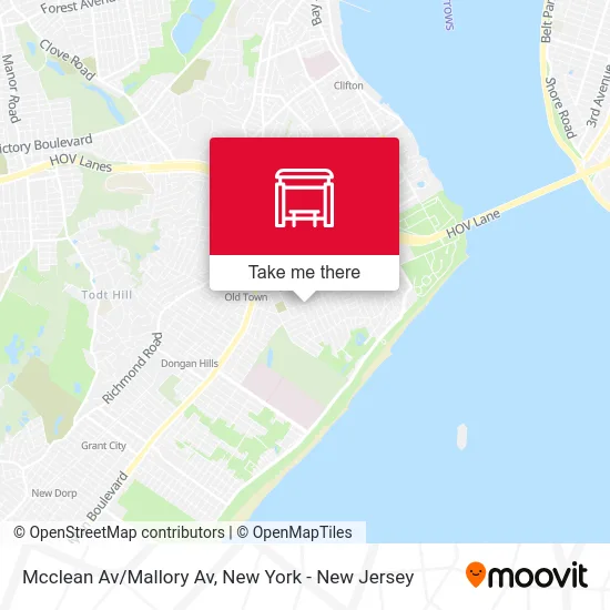 Mcclean Av/Mallory Av map