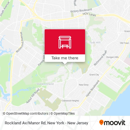 Mapa de Rockland Av/Manor Rd
