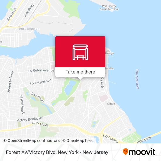 Mapa de Forest Av/Victory Blvd