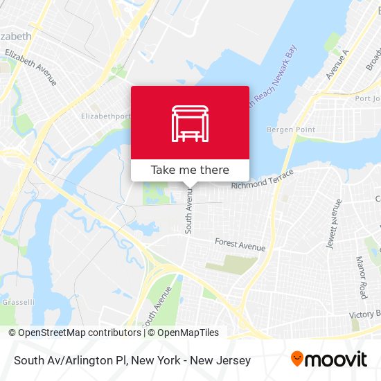 Mapa de South Av/Arlington Pl