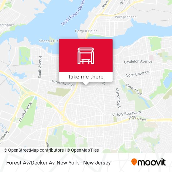 Mapa de Forest Av/Decker Av