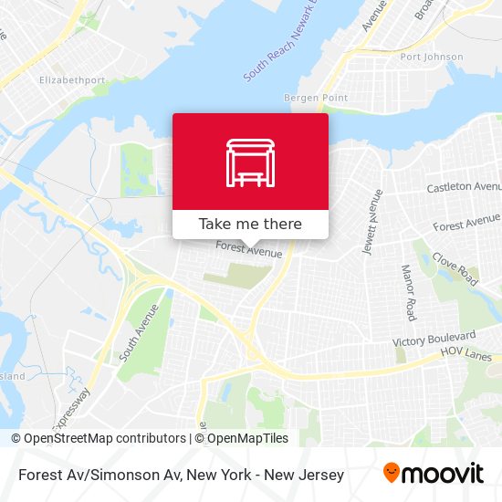 Mapa de Forest Av/Simonson Av