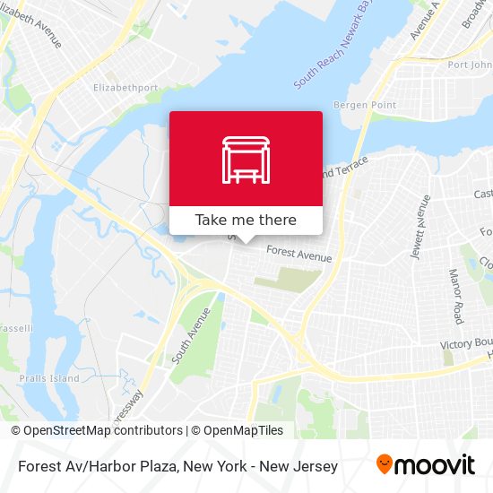 Mapa de Forest Av/Harbor Plaza