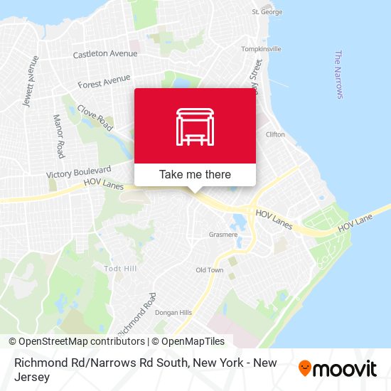 Mapa de Richmond Rd/Narrows Rd South