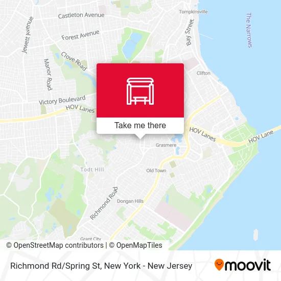 Richmond Rd/Spring St map