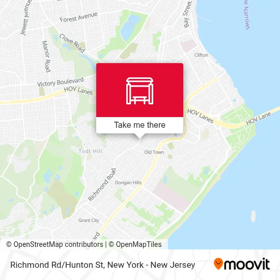 Richmond Rd/Hunton St map