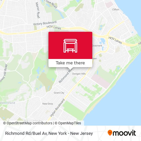 Mapa de Richmond Rd/Buel Av