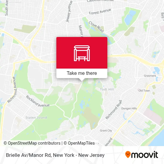 Brielle Av/Manor Rd map