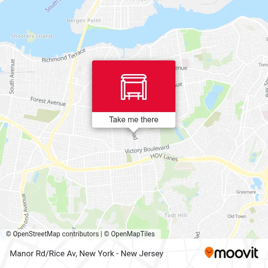 Manor Rd/Rice Av map