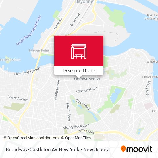 Mapa de Broadway/Castleton Av