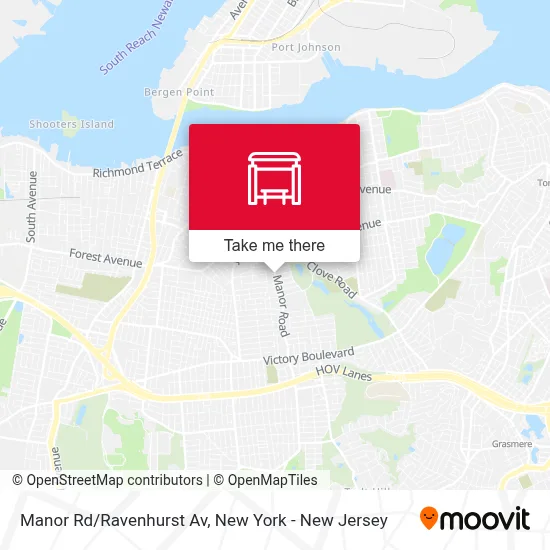 Manor Rd/Ravenhurst Av map