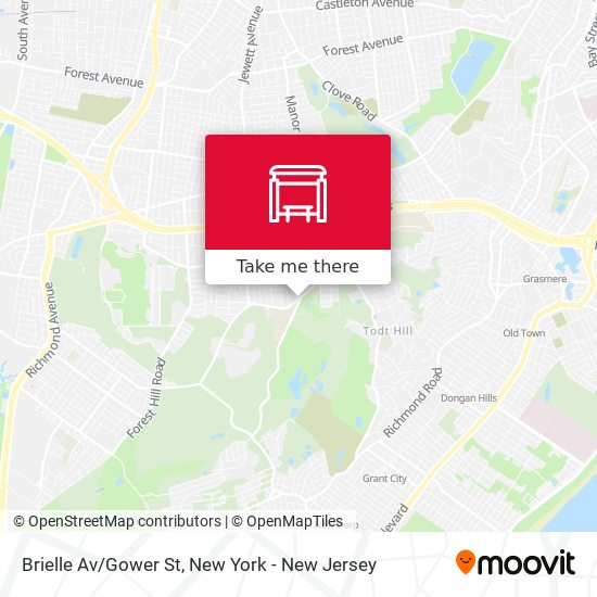 Mapa de Brielle Av/Gower St