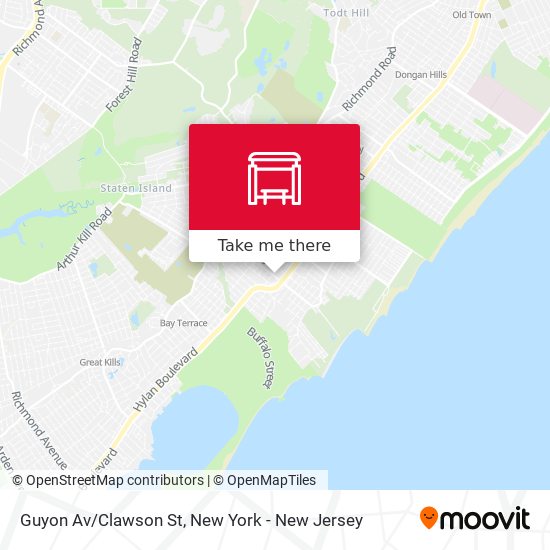 Mapa de Guyon Av/Clawson St