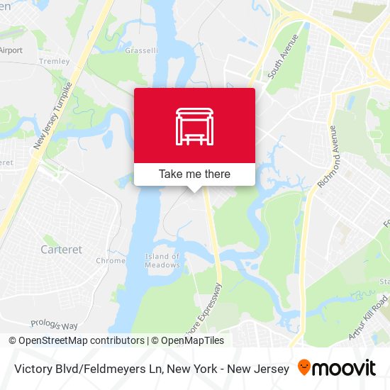 Victory Blvd/Feldmeyers Ln map