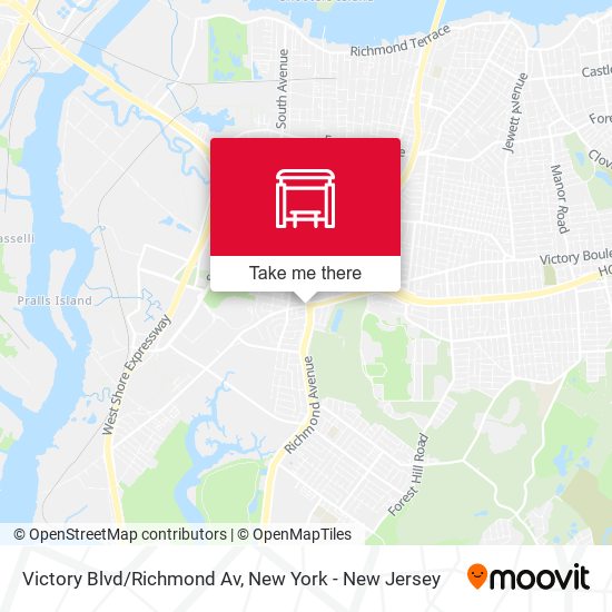 Mapa de Victory Blvd/Richmond Av