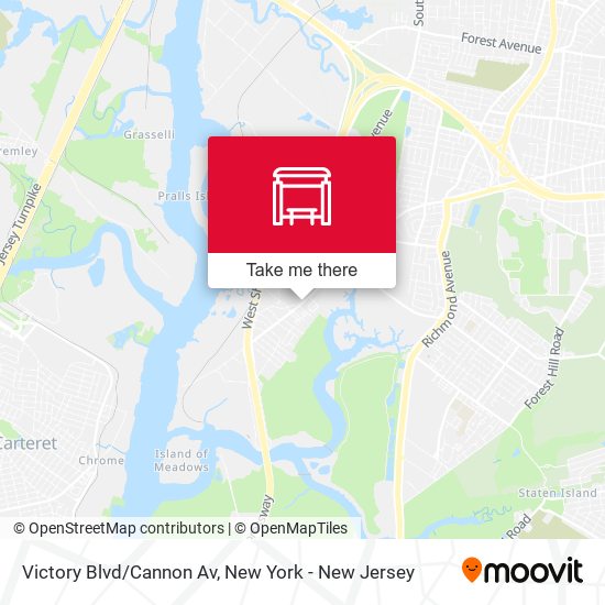 Mapa de Victory Blvd/Cannon Av