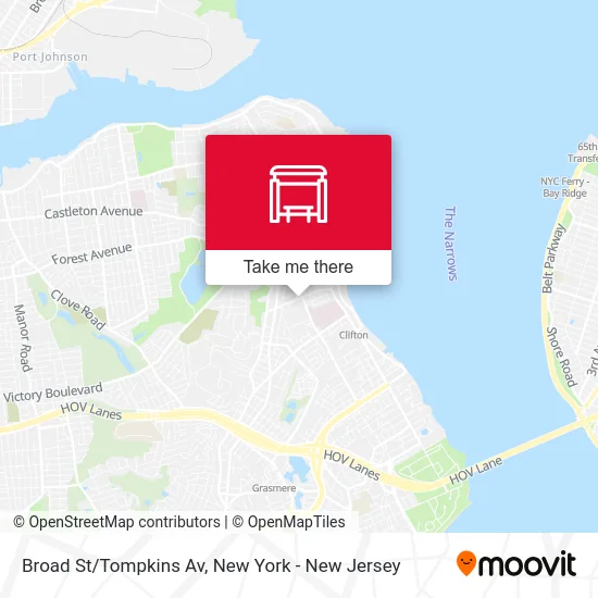 Broad St/Tompkins Av map