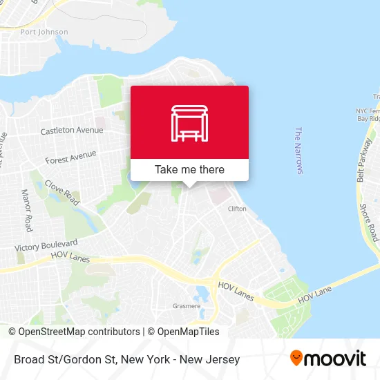 Broad St/Gordon St map