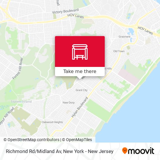 Mapa de Richmond Rd/Midland Av