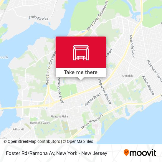 Mapa de Foster Rd/Ramona Av