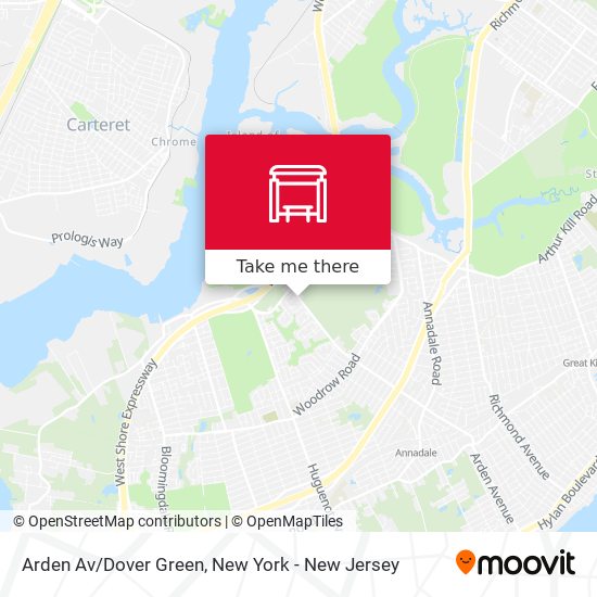 Mapa de Arden Av/Dover Green
