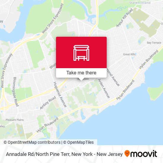 Annadale Rd/North Pine Terr map