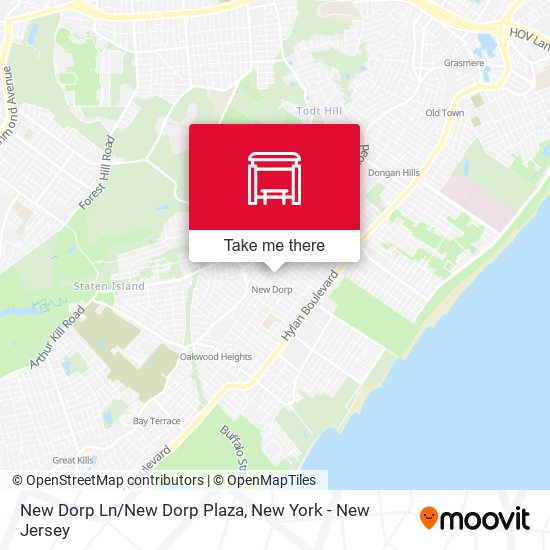 New Dorp Ln/New Dorp Plaza map