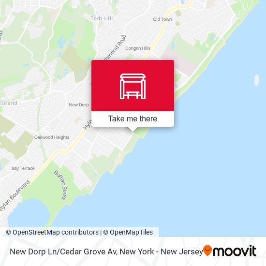 Mapa de New Dorp Ln/Cedar Grove Av