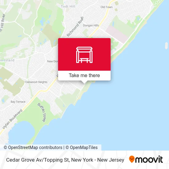 Cedar Grove Av/Topping St map
