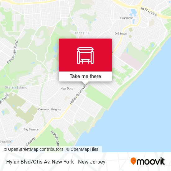 Mapa de Hylan Blvd/Otis Av