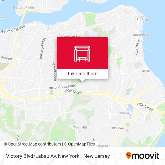Mapa de Victory Blvd/Labau Av