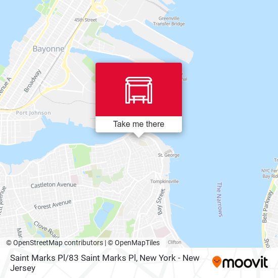 Saint Marks Pl / 83 Saint Marks Pl map