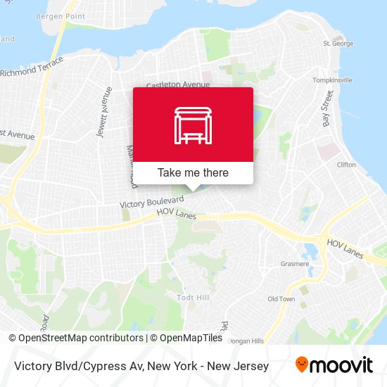 Mapa de Victory Blvd/Cypress Av