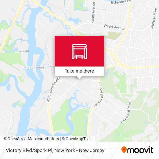 Mapa de Victory Blvd/Spark Pl