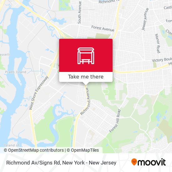 Richmond Av/Signs Rd map
