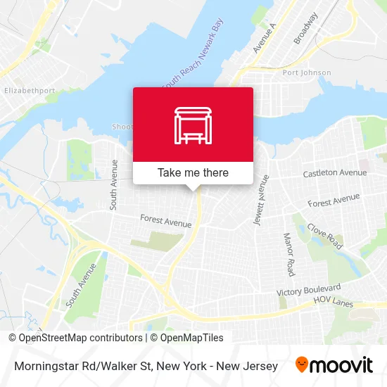 Morningstar Rd/Walker St map