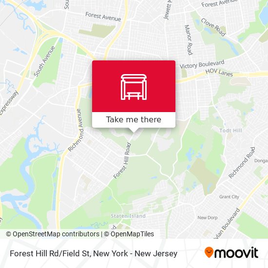 Mapa de Forest Hill Rd/Field St
