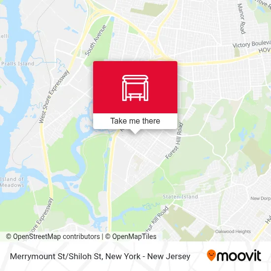Merrymount St/Shiloh St map