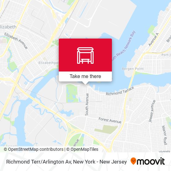 Mapa de Richmond Terr/Arlington Av