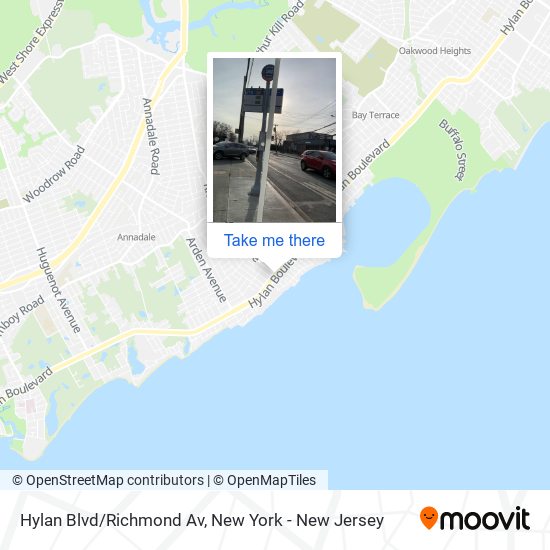 Mapa de Hylan Blvd/Richmond Av
