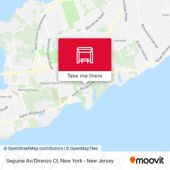 Mapa de Seguine Av/Direnzo Ct