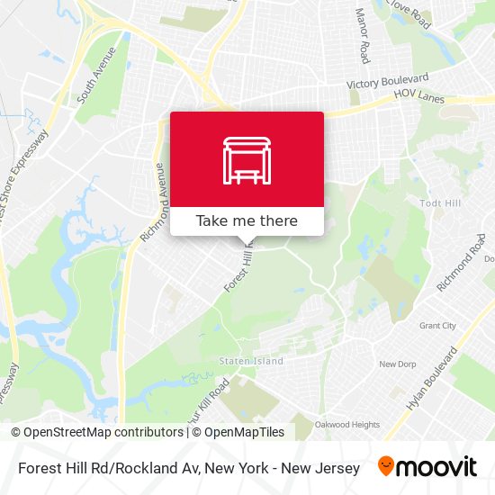 Forest Hill Rd/Rockland Av map