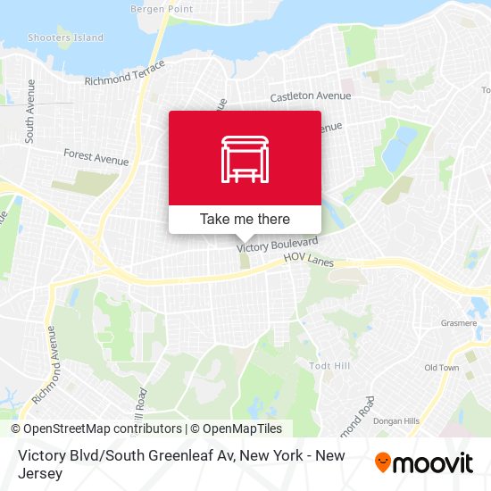 Victory Blvd / South Greenleaf Av map